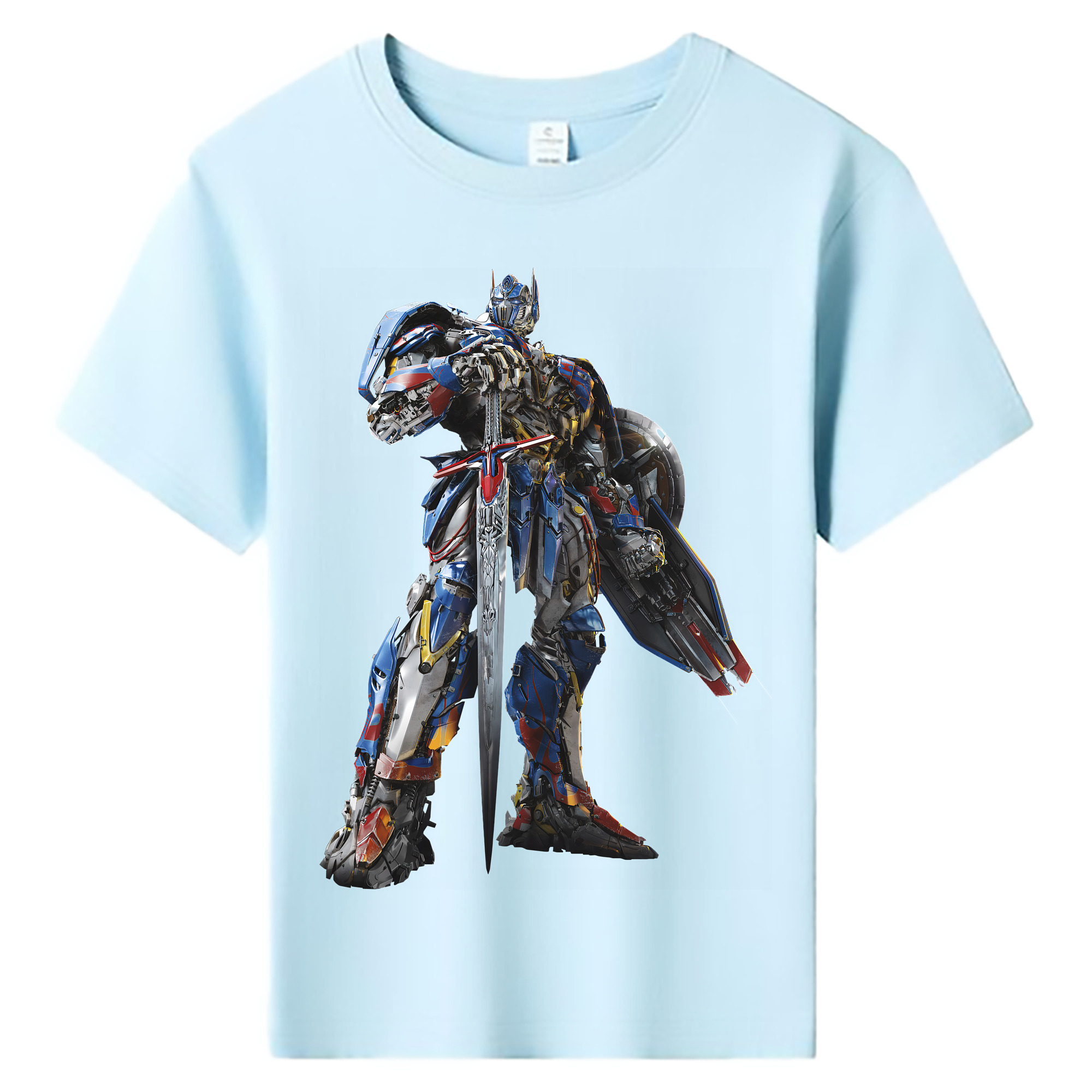 （画像用） Transformers トランスフォーマー 綿100％キッズTシャツ（フロントプリント）